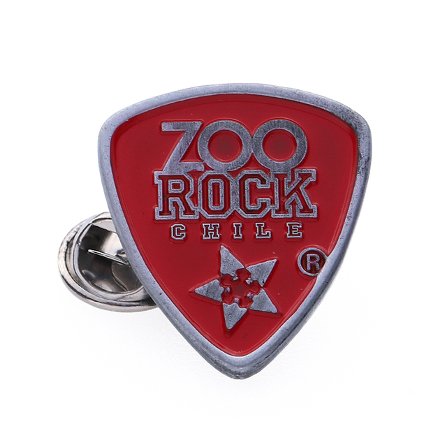 Soft Enamel Die Struck Zook Rock Custom Metal Pin