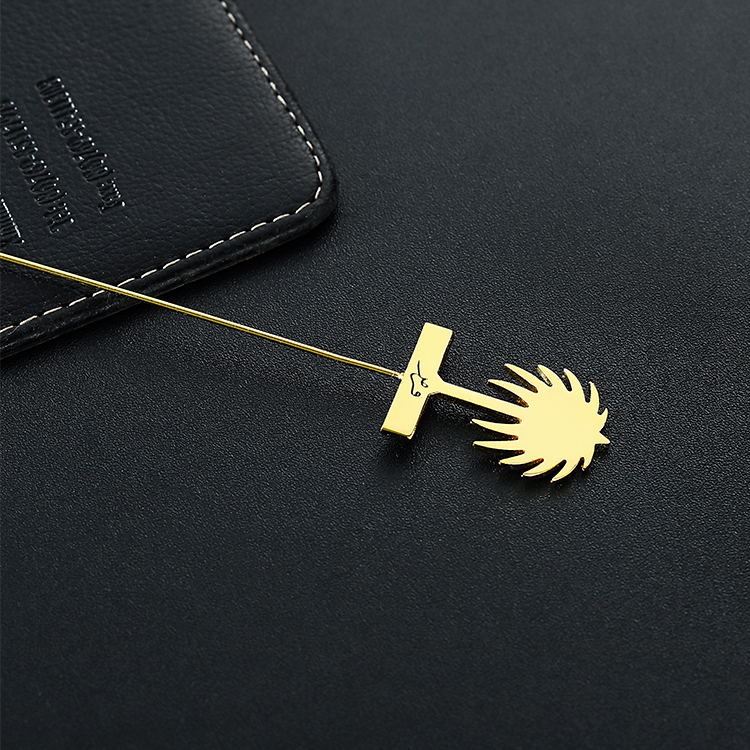 Metal Custom Soft Enamel Long Stick Pin for Saudi Arabia