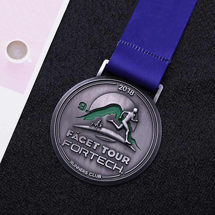High Quality Custom Metal Facet Tour Medal for Runners