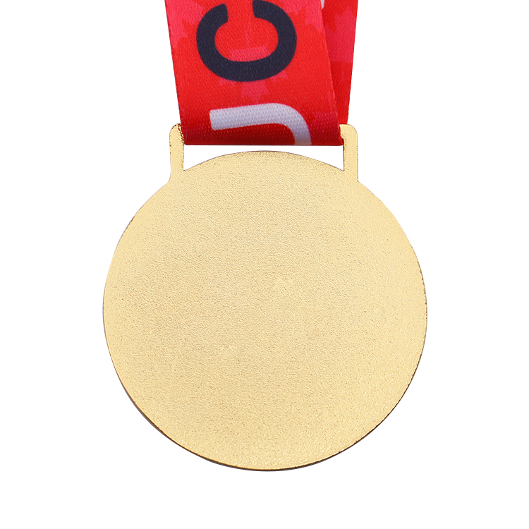 Customized Round Metal Gold Judo Medal with The Existing Mold