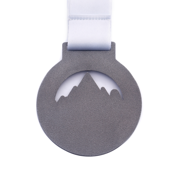 Unique Most Beautiful Silver Skyrunning Medal for Marathon