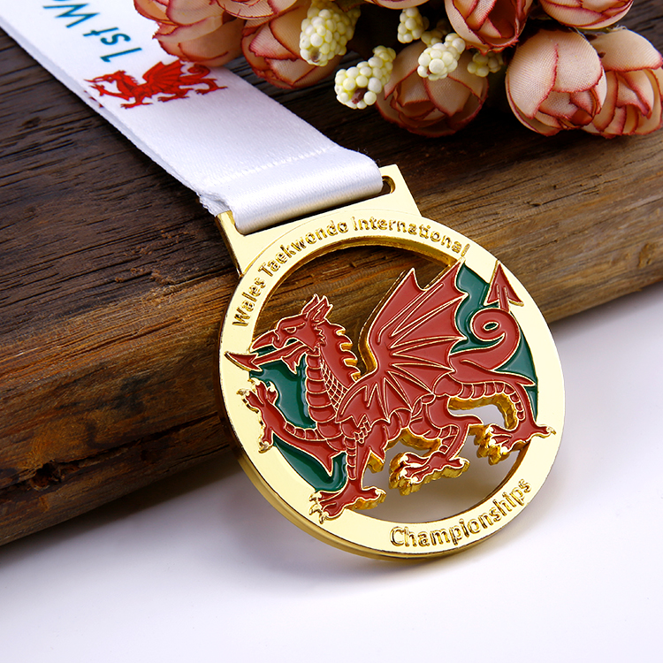 Customized Metal Die Casting Taekwondo Medal for Sports