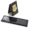 Custom Metal Shield Badge with Leather Id Inserts
