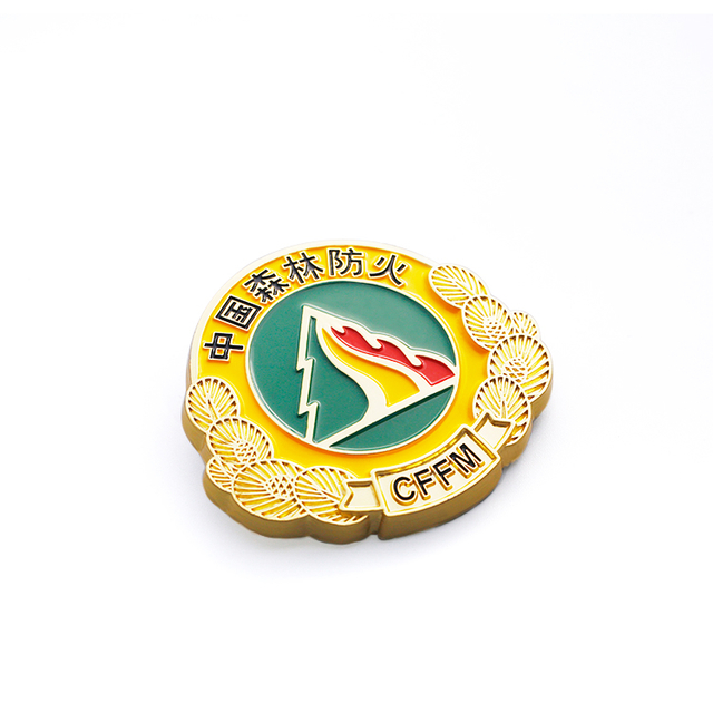Metal Custom Soft Enamel Fire Fighter Badge