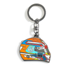Hard Enamel Custom Metal Helmet Keychain for Gift