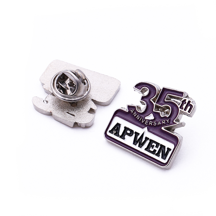 Metal Custom Designed Silver Soft Enamel Apview Pin