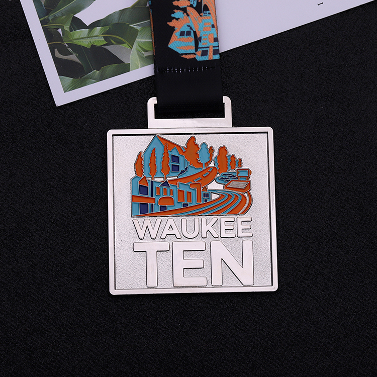 High Quality Custom Metal Waukee Run Medal for Runners