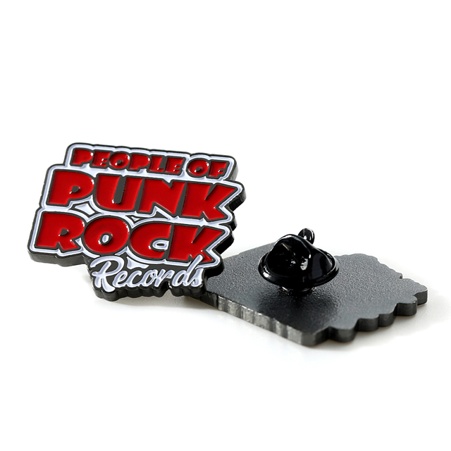 Metal Custom Black Punk Rock Pin