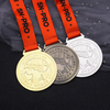 Professional Round Zinc Alloy Weightlifting Medal with Lanyard for Power Weekend