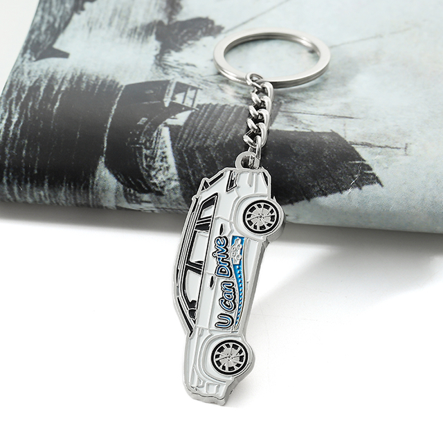 Custom Metal Soft Enamel Car Keychain for Business