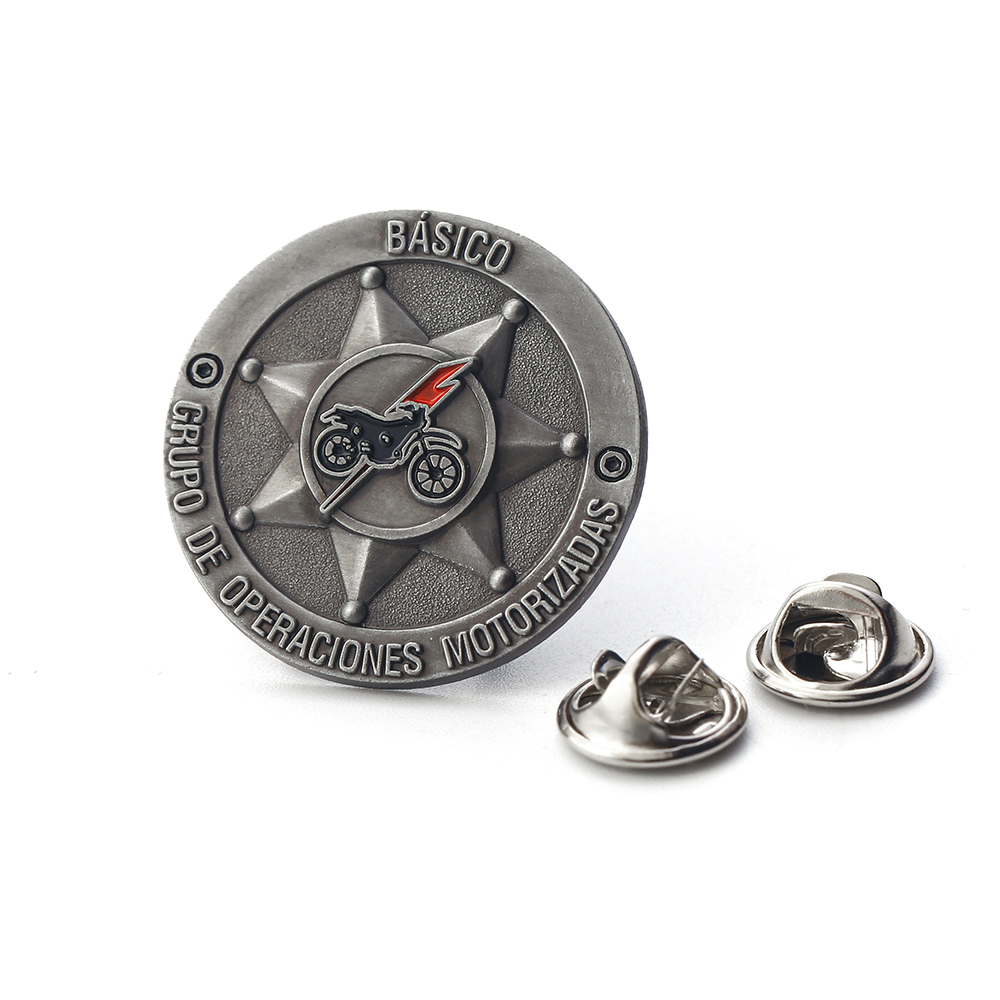 Metal Custom Soft Enamel Motor Pin Badge