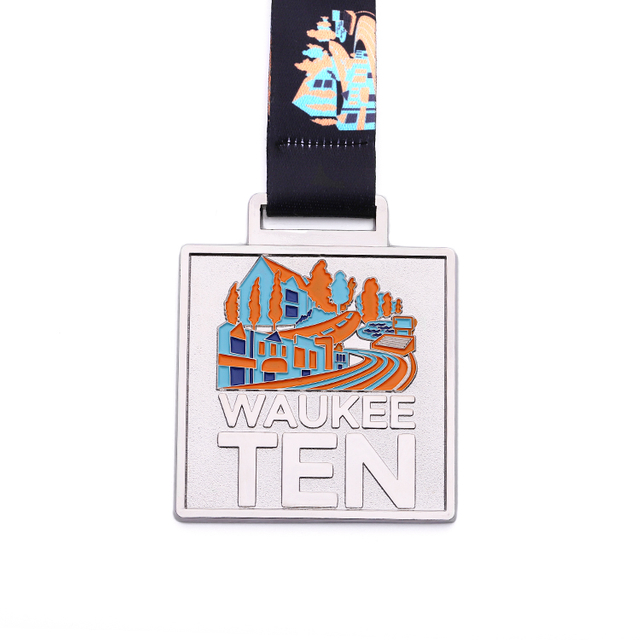 High Quality Custom Metal Waukee Run Medal for Runners