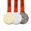Professional Round Zinc Alloy Weightlifting Medal with Lanyard for Power Weekend