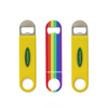 Custom Logo Flat Rainbow Beer Bottle Opener by UV Printing