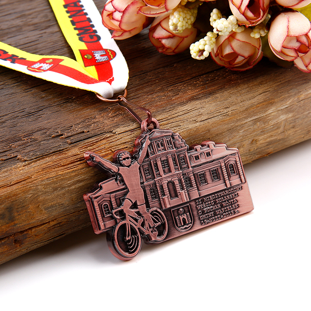 Custom Metal 3D Copper Medal for Sports