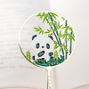 Customized Cool Cut Out Panda Bookmark for Decoration