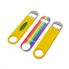 Custom Logo Flat Rainbow Beer Bottle Opener by UV Printing