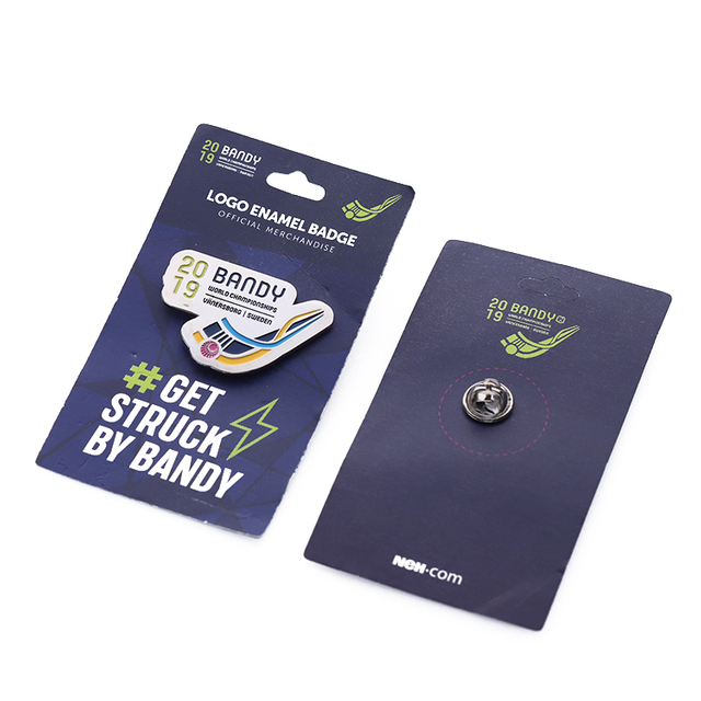 Personalized Metal Die Struck Pins for Word Championship