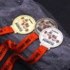 Professional Round Zinc Alloy Weightlifting Medal with Lanyard for Power Weekend